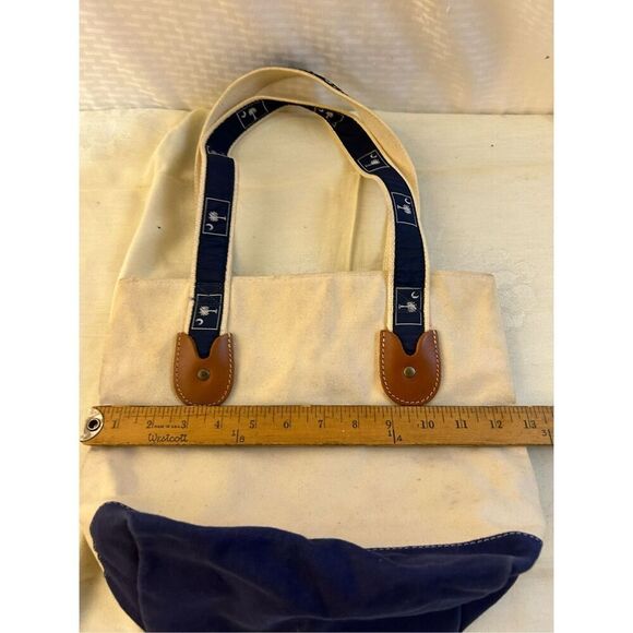 South Carolina mini boat tote 13x10” cream color - Picture 7 of 10